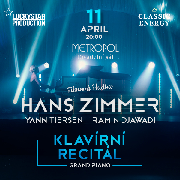 Hudba Hans Zimmer – klavírní recitál