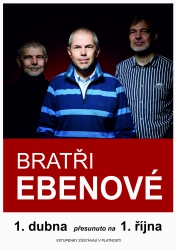 POZOR!!! Organizační opatření na koncertě Bratři EBENOVÉ