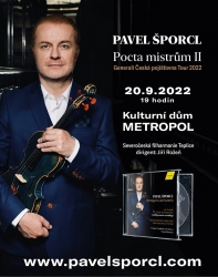 Koncert nového turné Pavel Šporcl - Pocta mistrům II