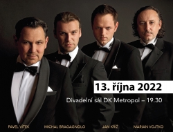 Vstupenky na koncert 4 TENOŘI stále v prodeji!