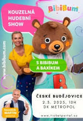 Kouzelná hudební show s BibiBum a Baxíkem
