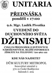 Unitaria - Uvedení do duchovního světa džinismu (přednáška)