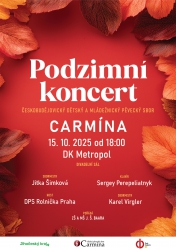 PODZIMNÍ KONCERT - ČESKOBUDĚJOVICKÝ SBOR CARMÍNA