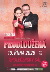 Prodloužená tanečních PODZIM 2026